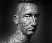 Zed Nelson // Tattoo 2005, zed nelson, tattoo, portrait, ink
