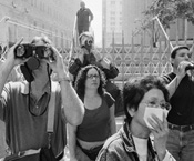 Zed Nelson // 911 Spectators zed nelson, 911, september 11, terrorist, terrorism, world trade center, new york, ground zero, new york city