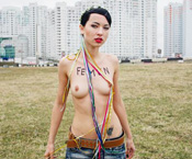 Guillaume Herbaut // Femen: The New Amazons 2011, guillaume herbaut, female, feminist, feminine, protest, gender, hippie, portrait, political, protest